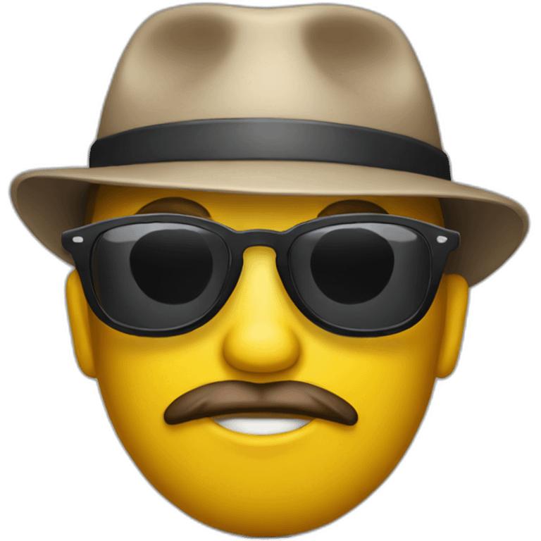 detective emoji with sunglasses emoji