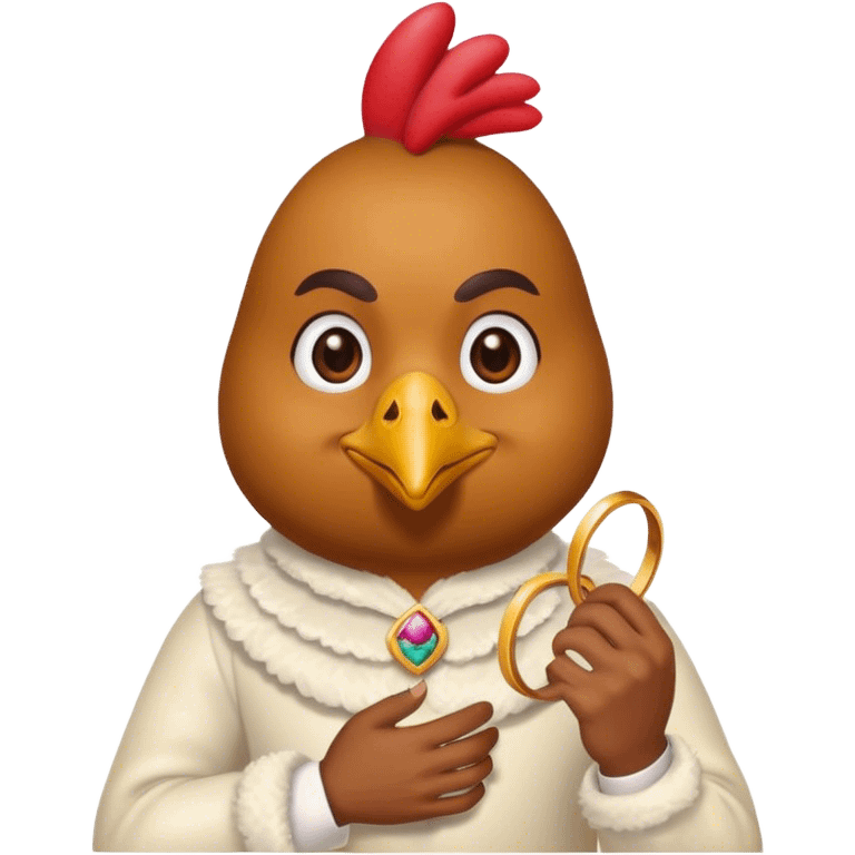 Chiken wendding Jodie emoji