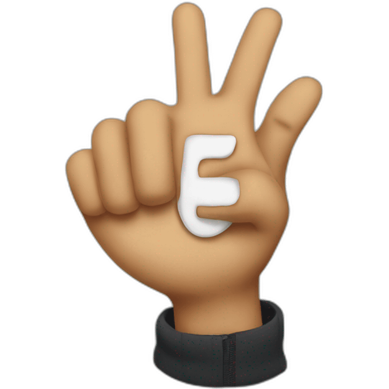 Handshake from French rapper JUL emoji