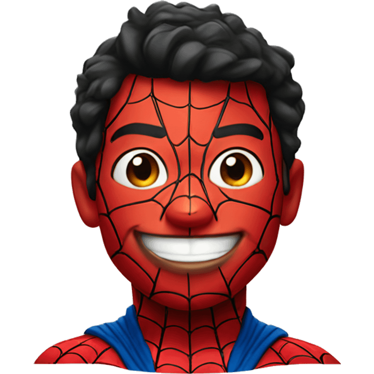 spider-man smiling emoji