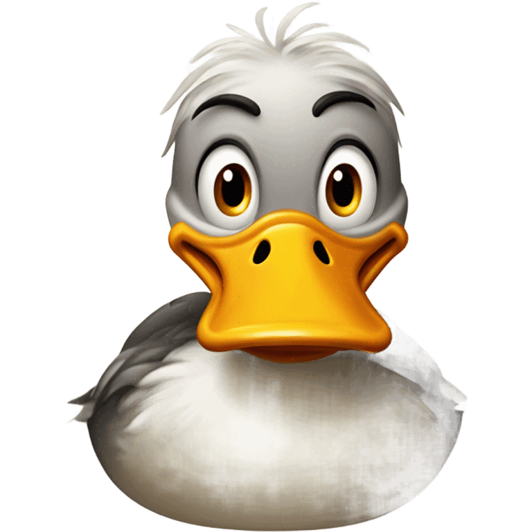 Angry duck emoji