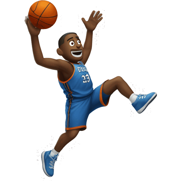 basketball player dunking  emoji