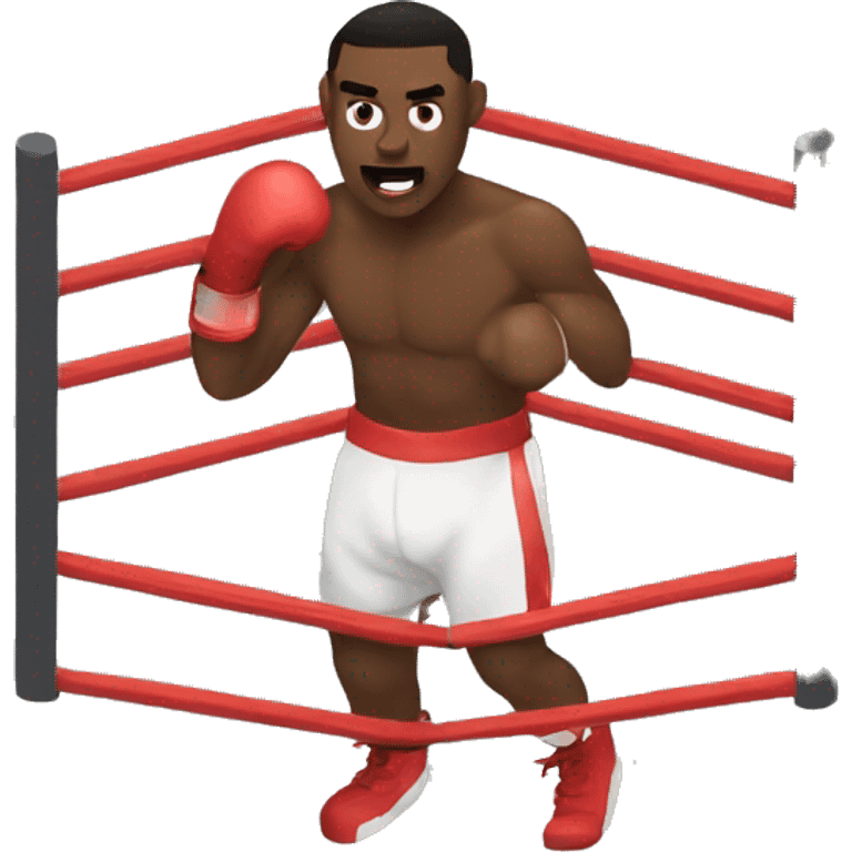 Boxer in a ring emoji