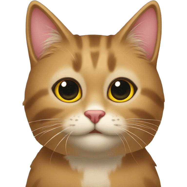 Gato beijo de coração  emoji