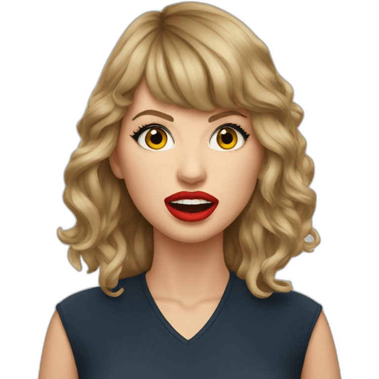 taylor-swift-mouth-bbc emoji