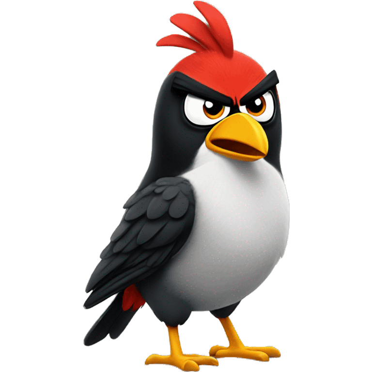 angry bird emoji