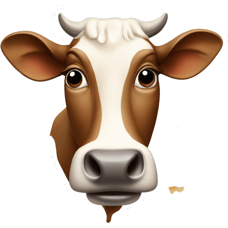 Cow with cheese  emoji