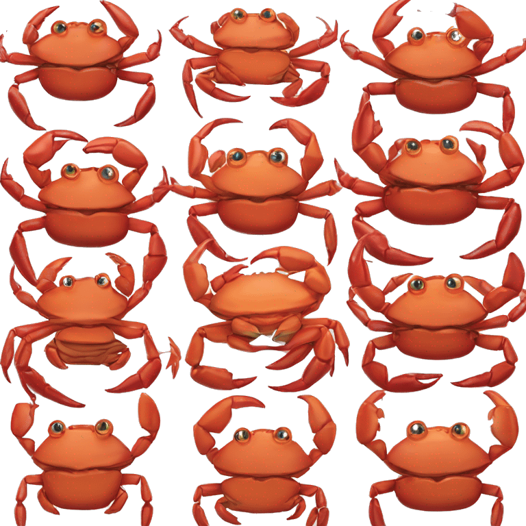 I'm with a pack of crab ley’s emoji