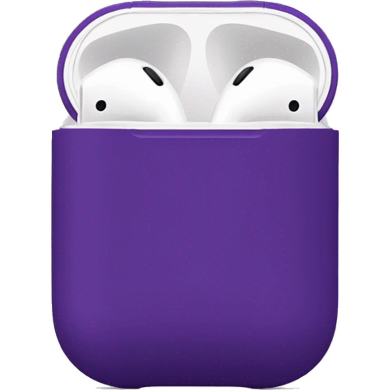 Dark purple AirPods   emoji