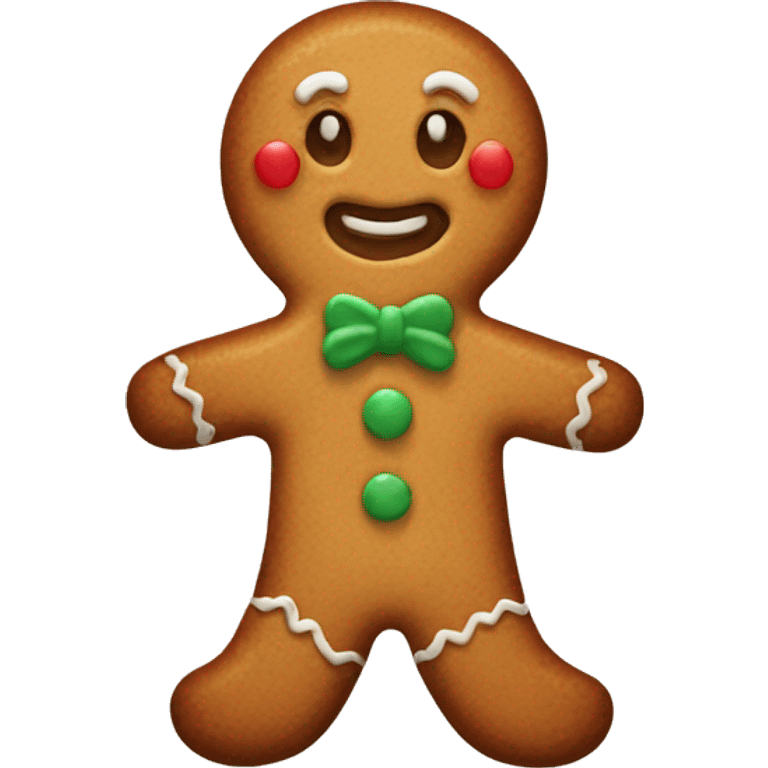 Cute gingerbread cookie  emoji