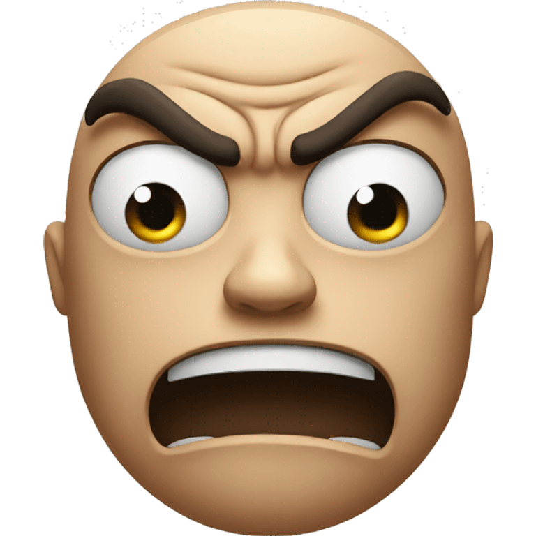 angry face emoji