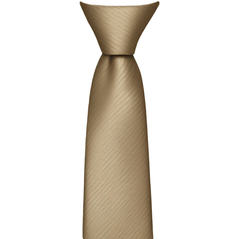 beige tie emoji