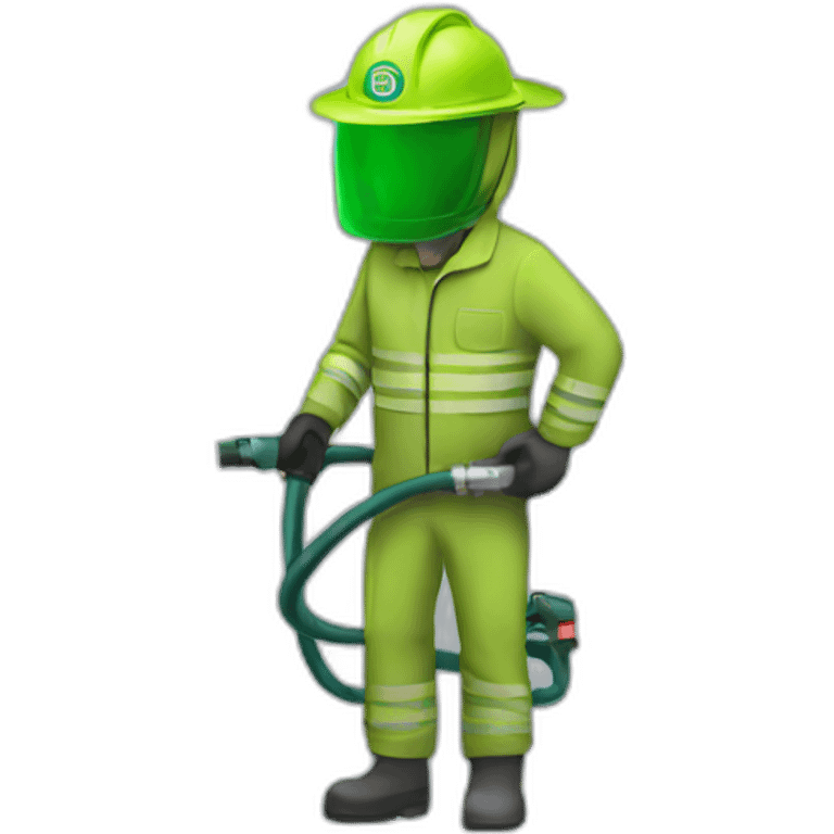 Hose spraying emoji