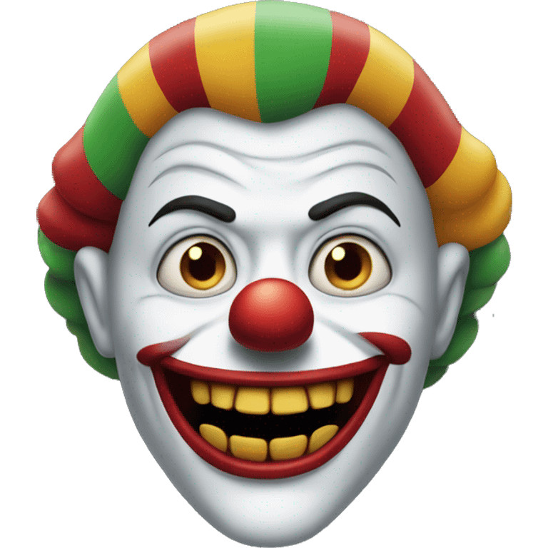 Evil clown emoji