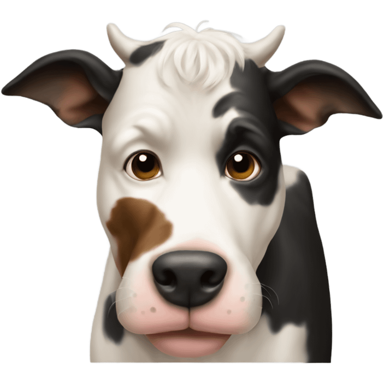 dog cow emoji