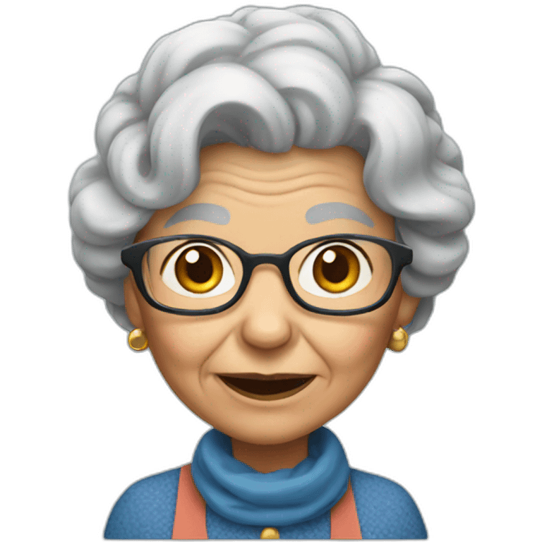 Granny game emoji