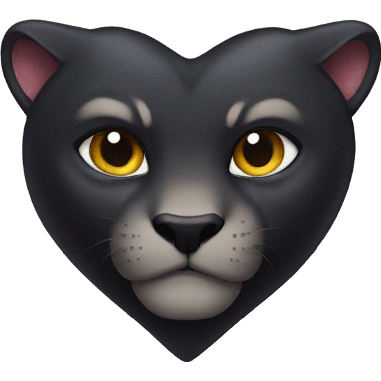 Panther heart emoji