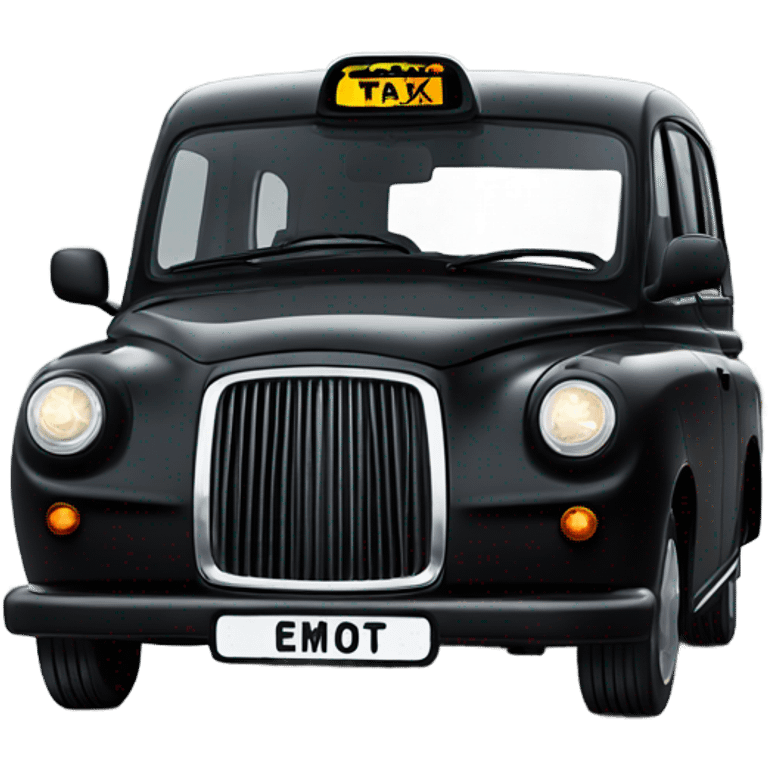 black London taxi emoji