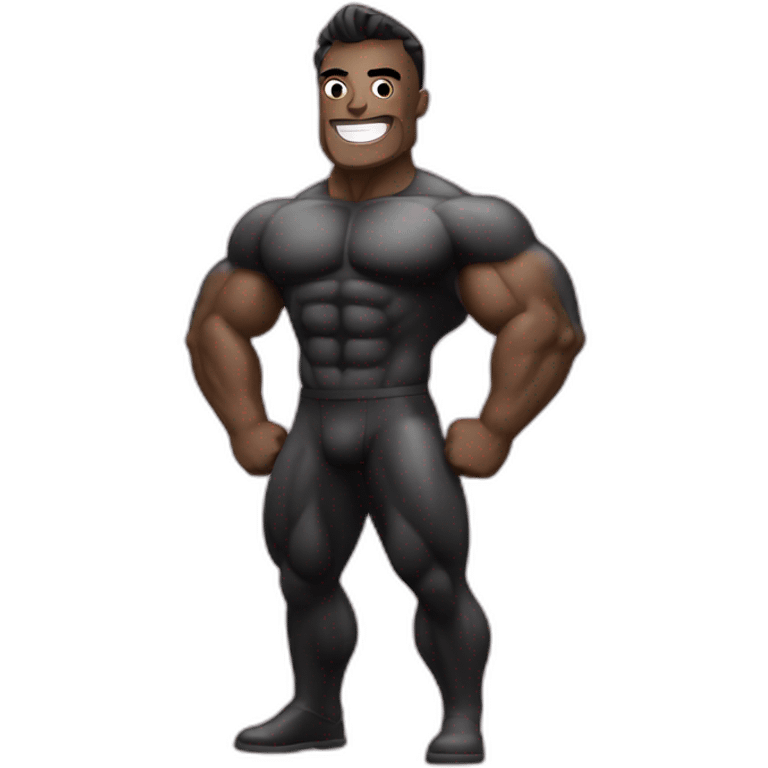 Latex bodybuilder emoji