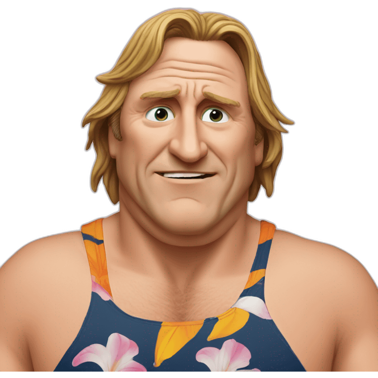 Depardieu surf emoji