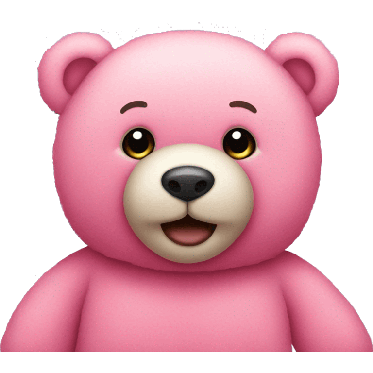 pink teddy bear emoji