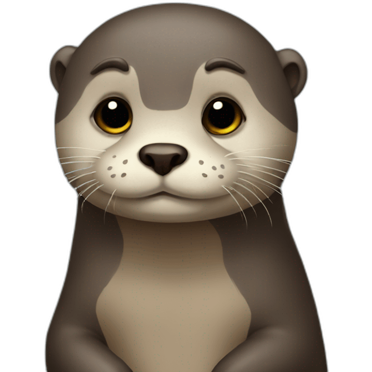 sad otter emoji