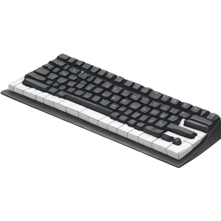 keyboard from a side emoji