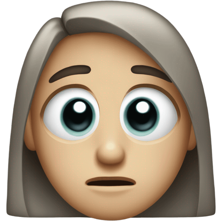 carita con ojos de dolaer emoji