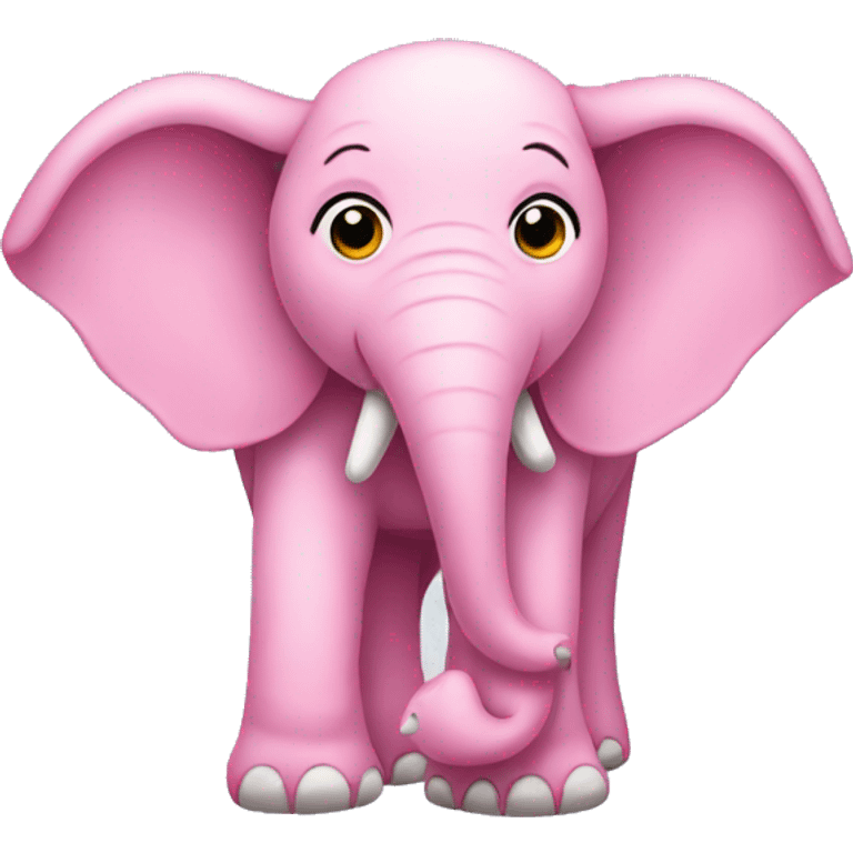 Pink elephant  emoji