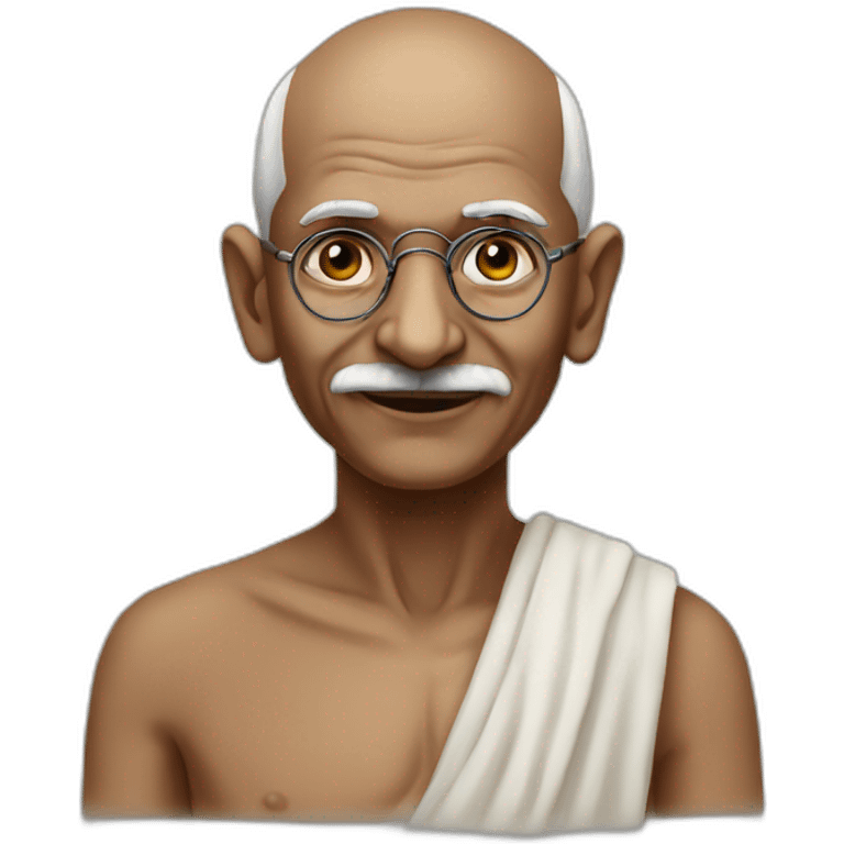 gandhi emoji