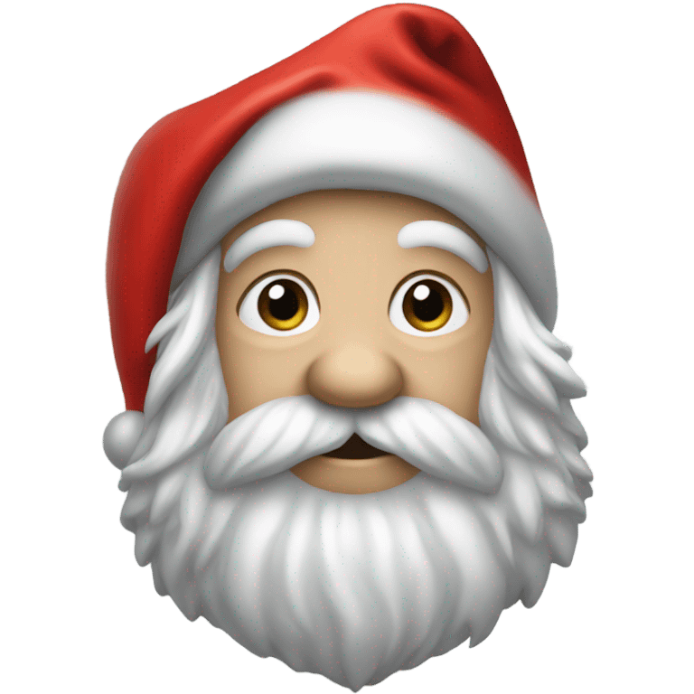 Gnome wearing Santa suit emoji