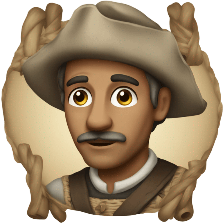 European settlers during the colonial era. emoji