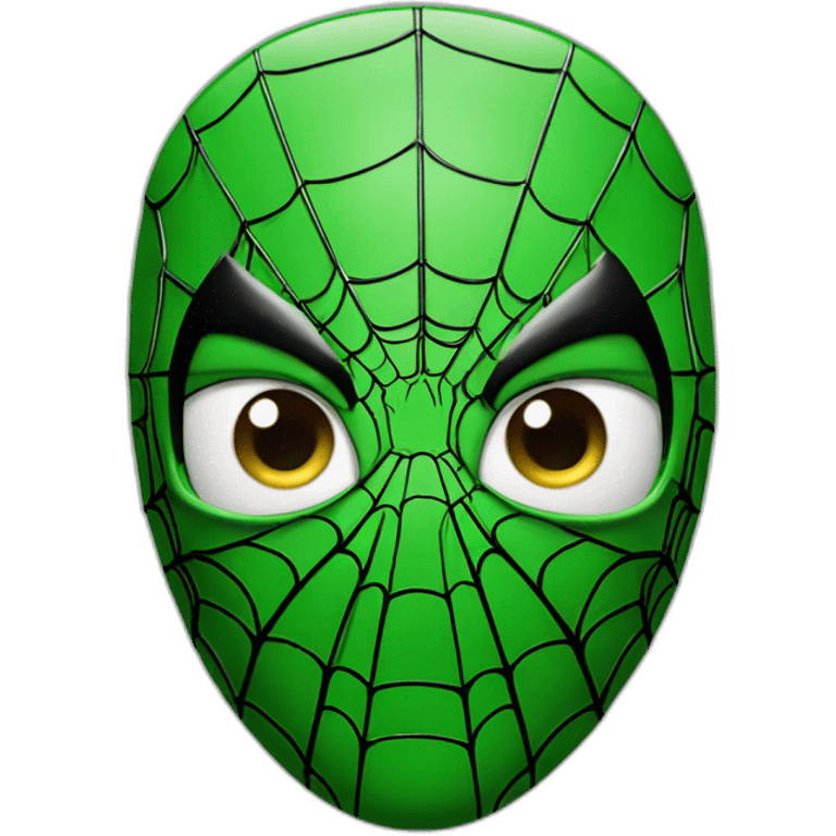 Spider-Man en Vert tête emoji