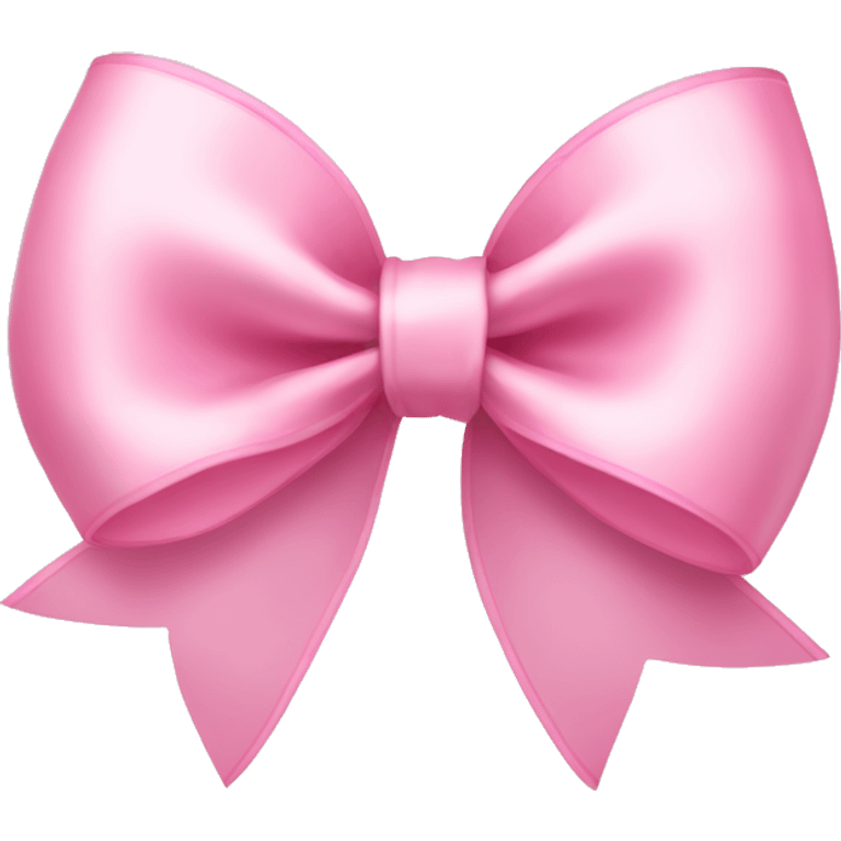 light pink ribbon bow emoji