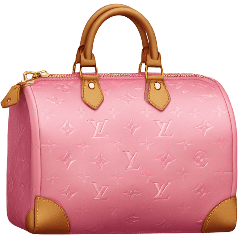 Louis Vuitton pink bag emoji