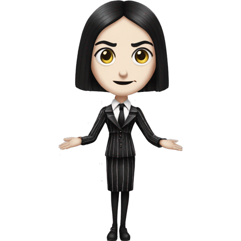 Wednesday Addams Beetlejuice emoji