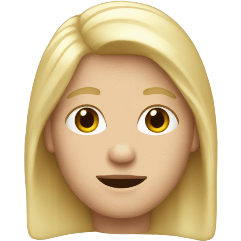 Blonde hair emoji