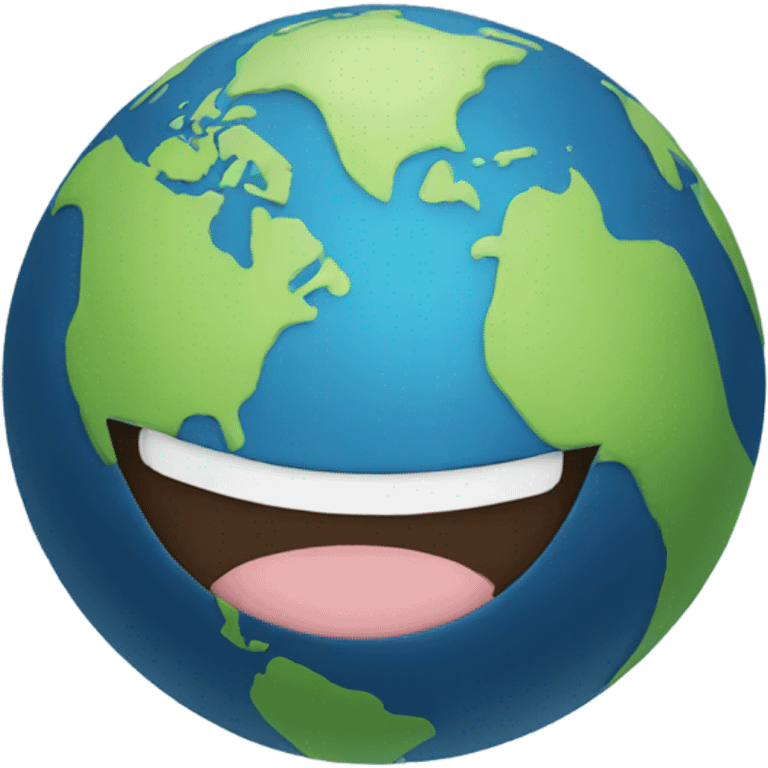 earth smiling emoji