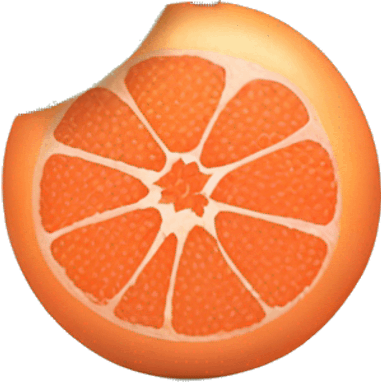 Two Grapefruit with leaves emoji