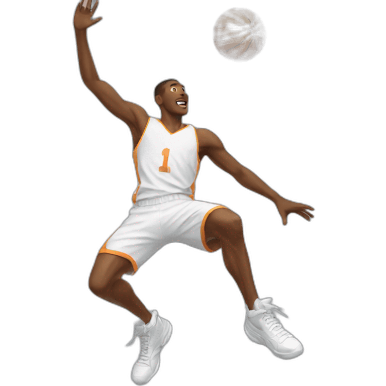 basketball player high jump emoji