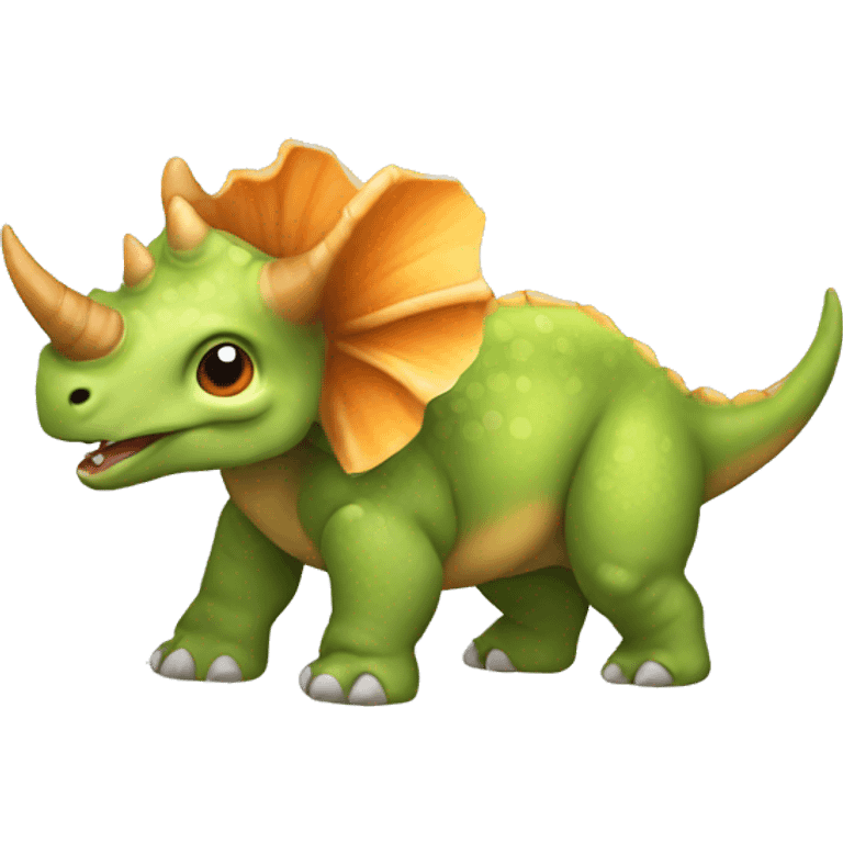 cute triceratops emoji