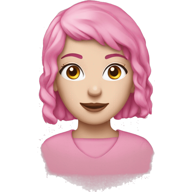 Pink prese emoji