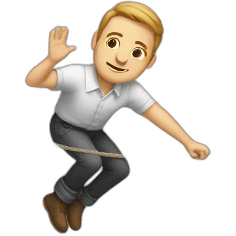 men-balancing-on-a-tightrope emoji