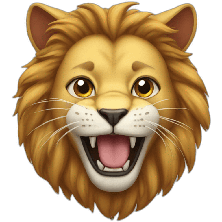 Lion cat emoji