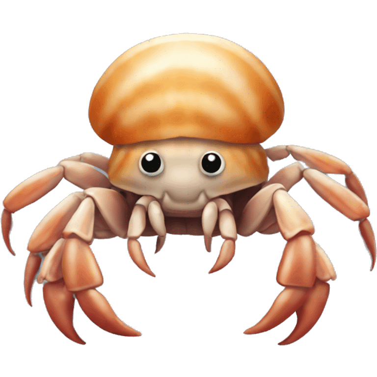 cute little hermit crab emoji