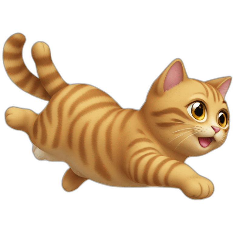 A cat fliying emoji