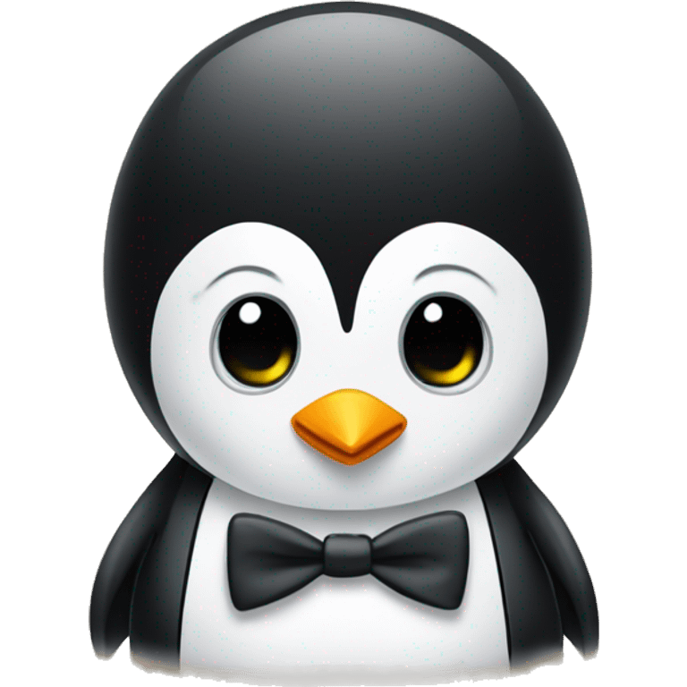 dappr penguin in a tuxedo emoji