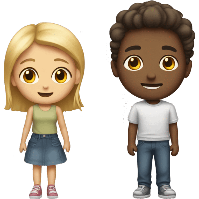 Boy and girl friend  emoji