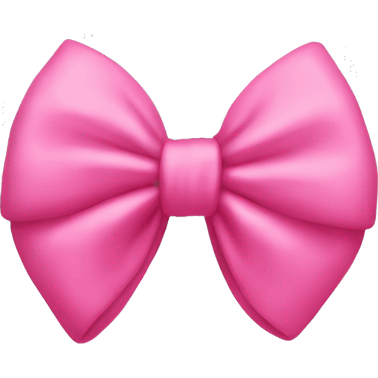 A pink bowknot emoji