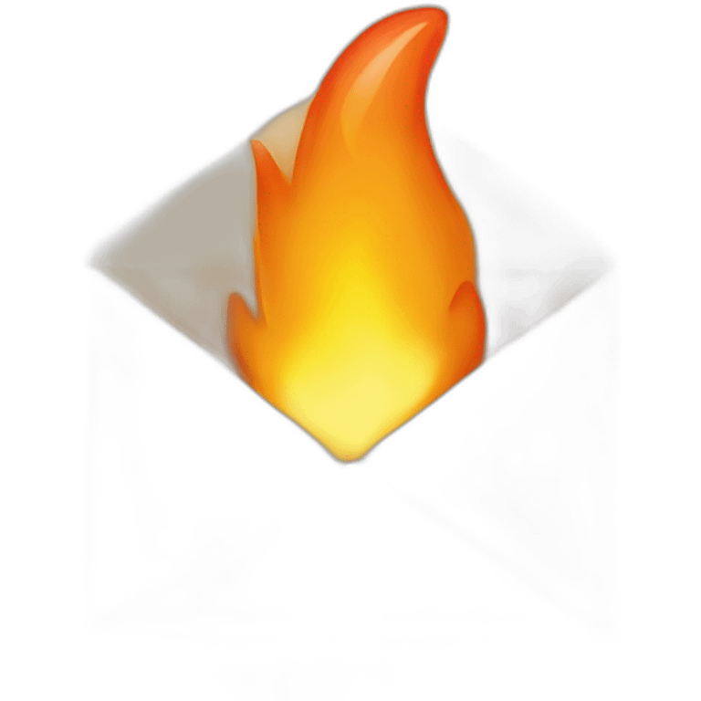 lettre Z en feu emoji